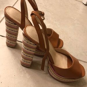 Charlotte Russe 4 inch summer pattern heel (never worn)